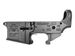 SPIKE'S TACTICAL STRIPPED LOWER CALICO JACK- CALIFORNIA LEGAL