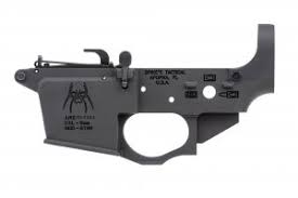 Spike's Tactical Spider Bullet Markings Stripped Lower CALIFORNIA LEGAL - .223/5.56