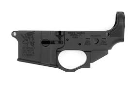 Spike's Tactical Gadsden Flag Logo "Don't Tread On Me" Stripped Lower CALIFORNIA LEGAL - .223/5.56